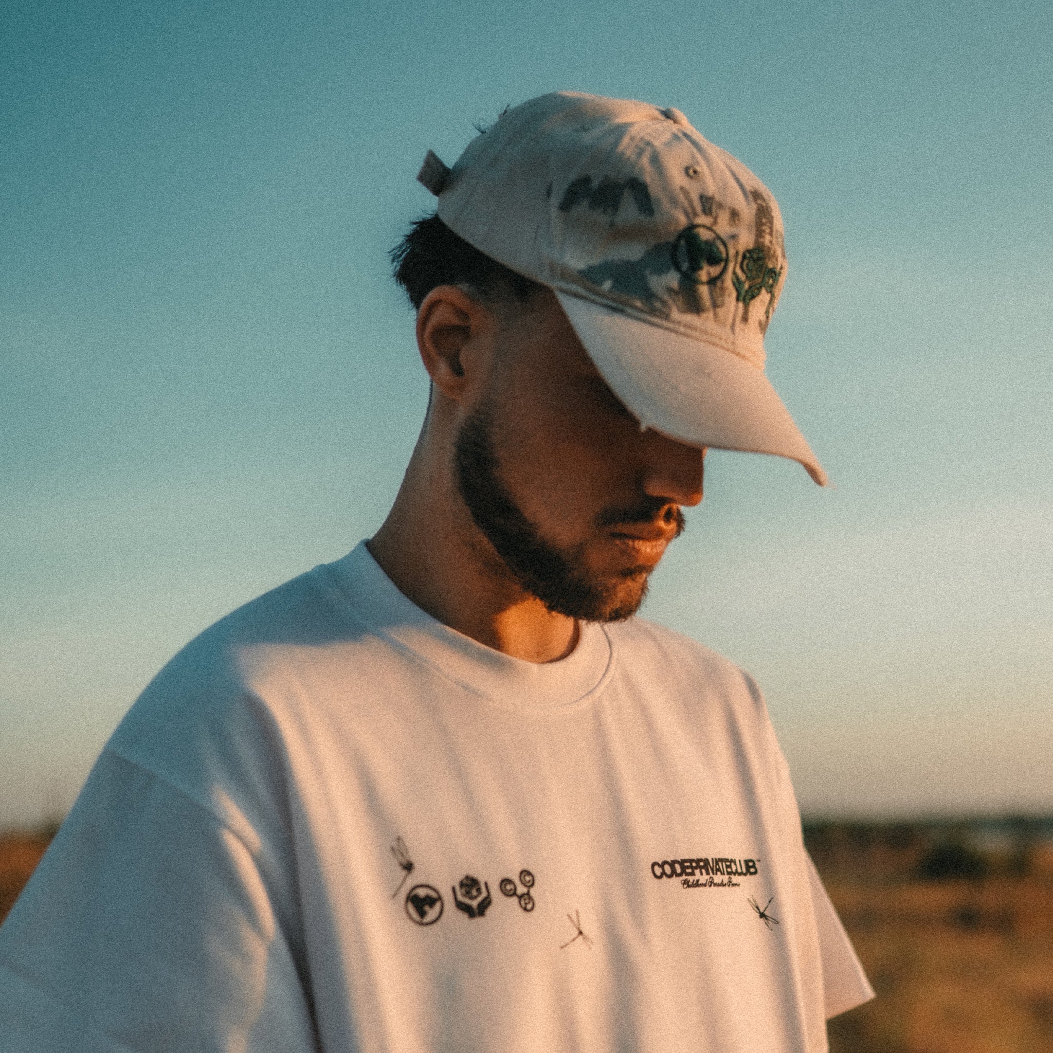 Washed Grey Nature Cap