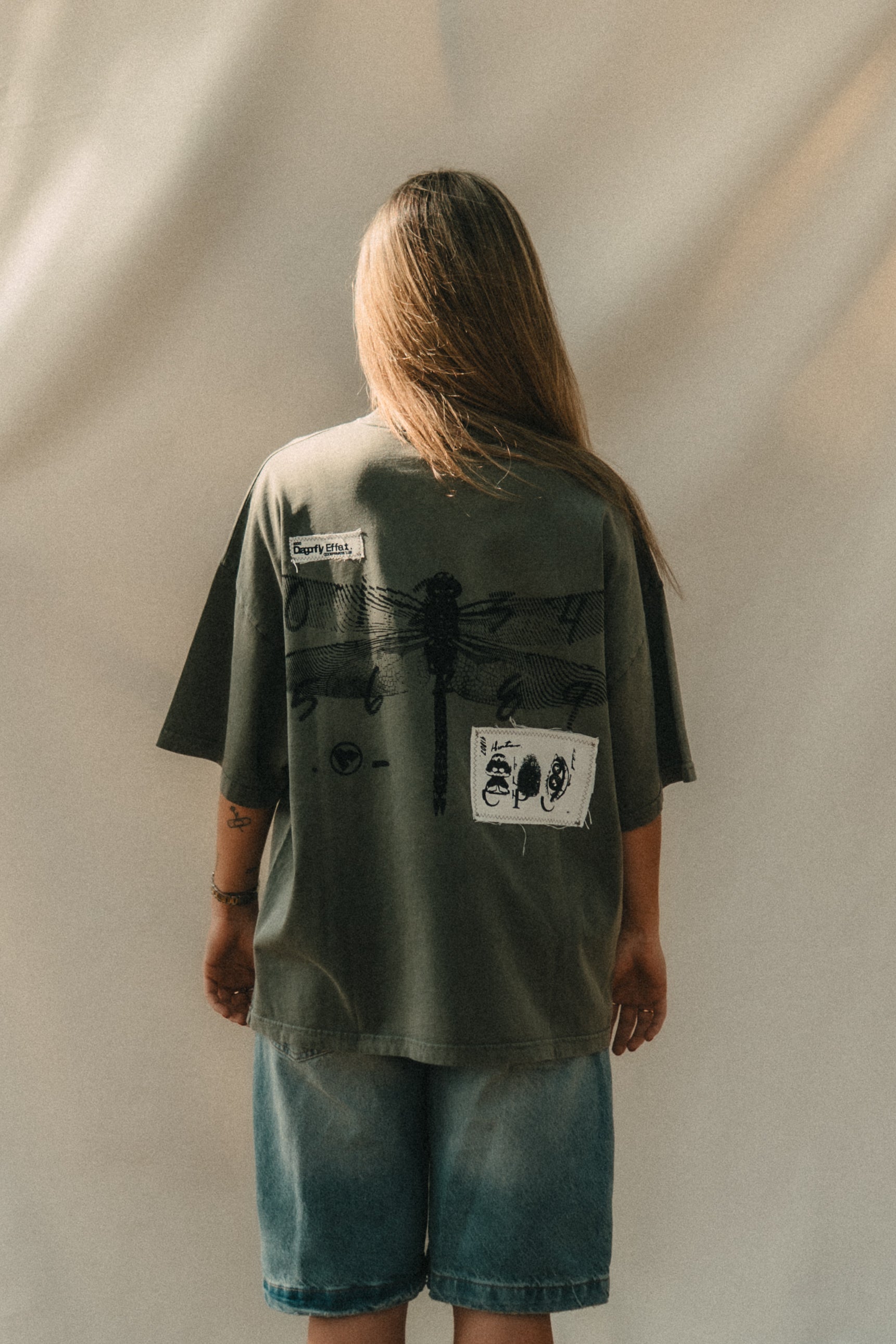 DRGNFLY EFFECT V.2 T-SHIRT DUSTY GREEN