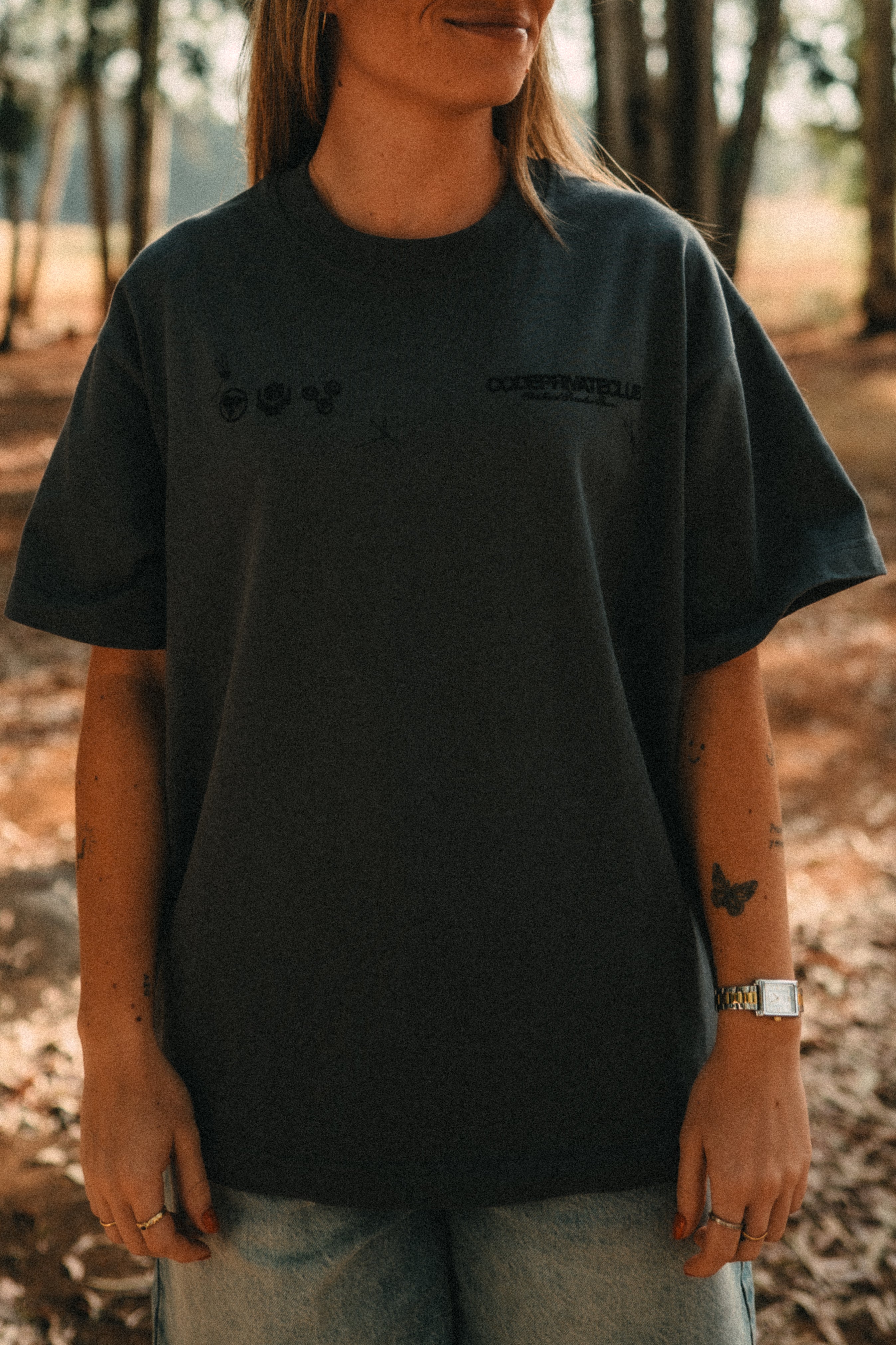 GLOW IN THE DARK LOGO T-SHIRT SOFT BLACK