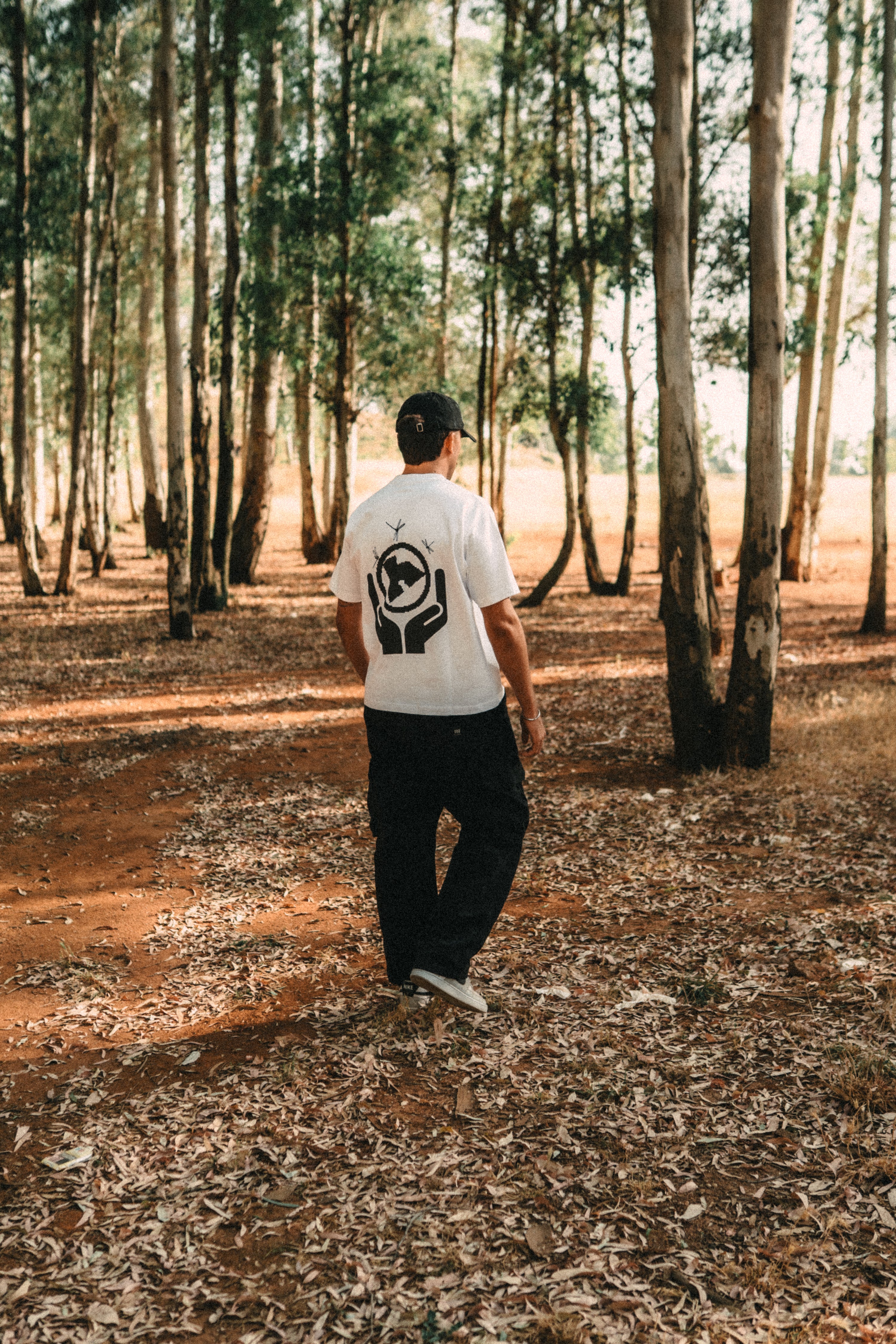 GLOW IN THE DARK LOGO T-SHIRT WHITE