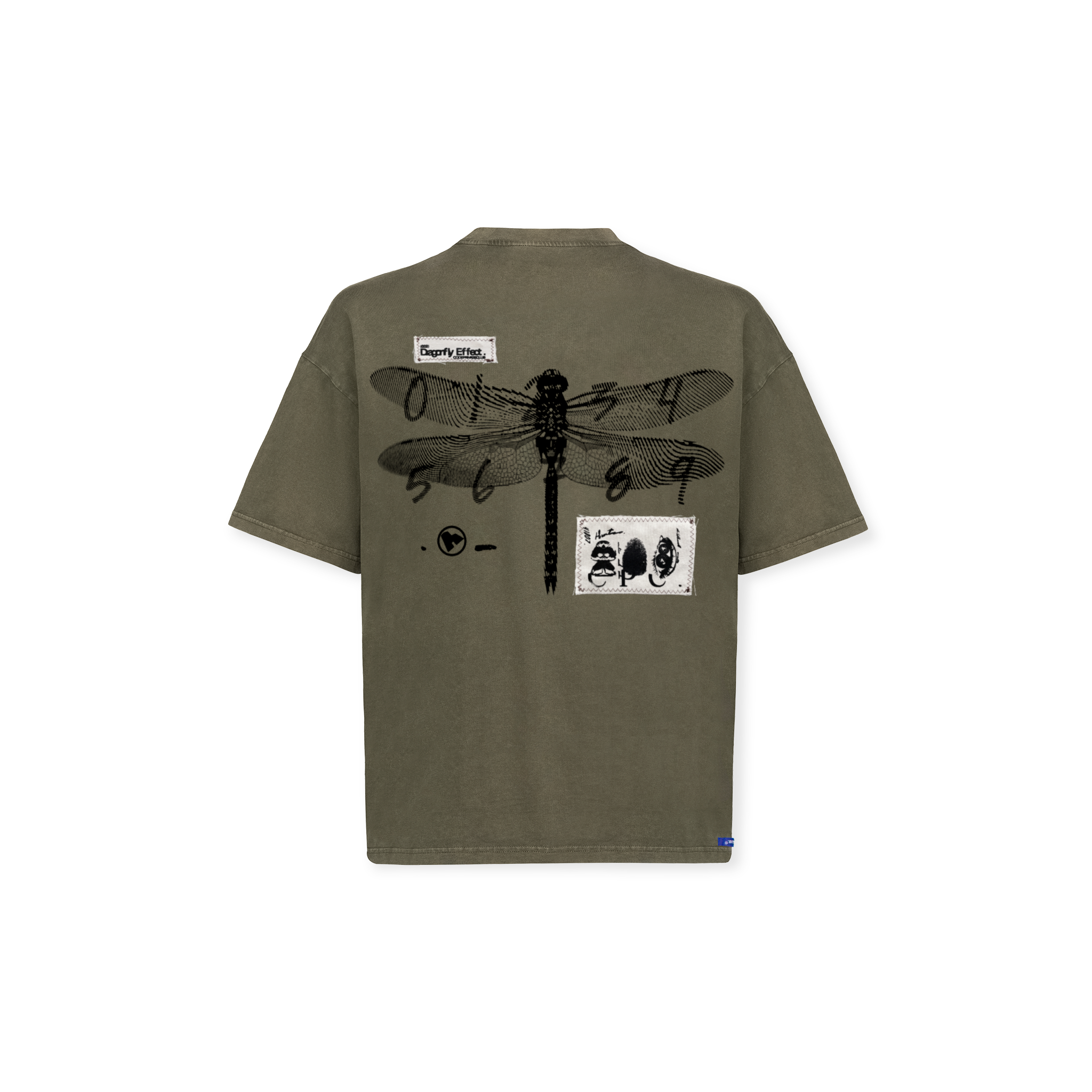 DRGNFLY EFFECT V.2 T-SHIRT DUSTY GREEN